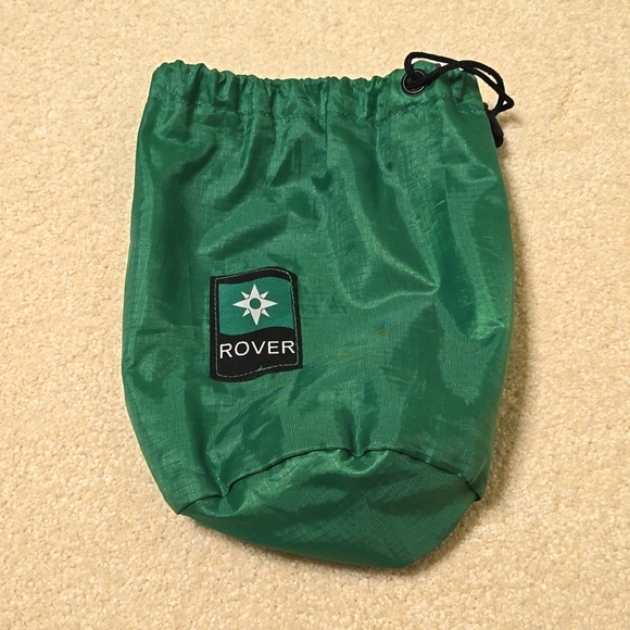 McLean Stroller Gate Check Bag, Black and Green - Picture 2 of 10